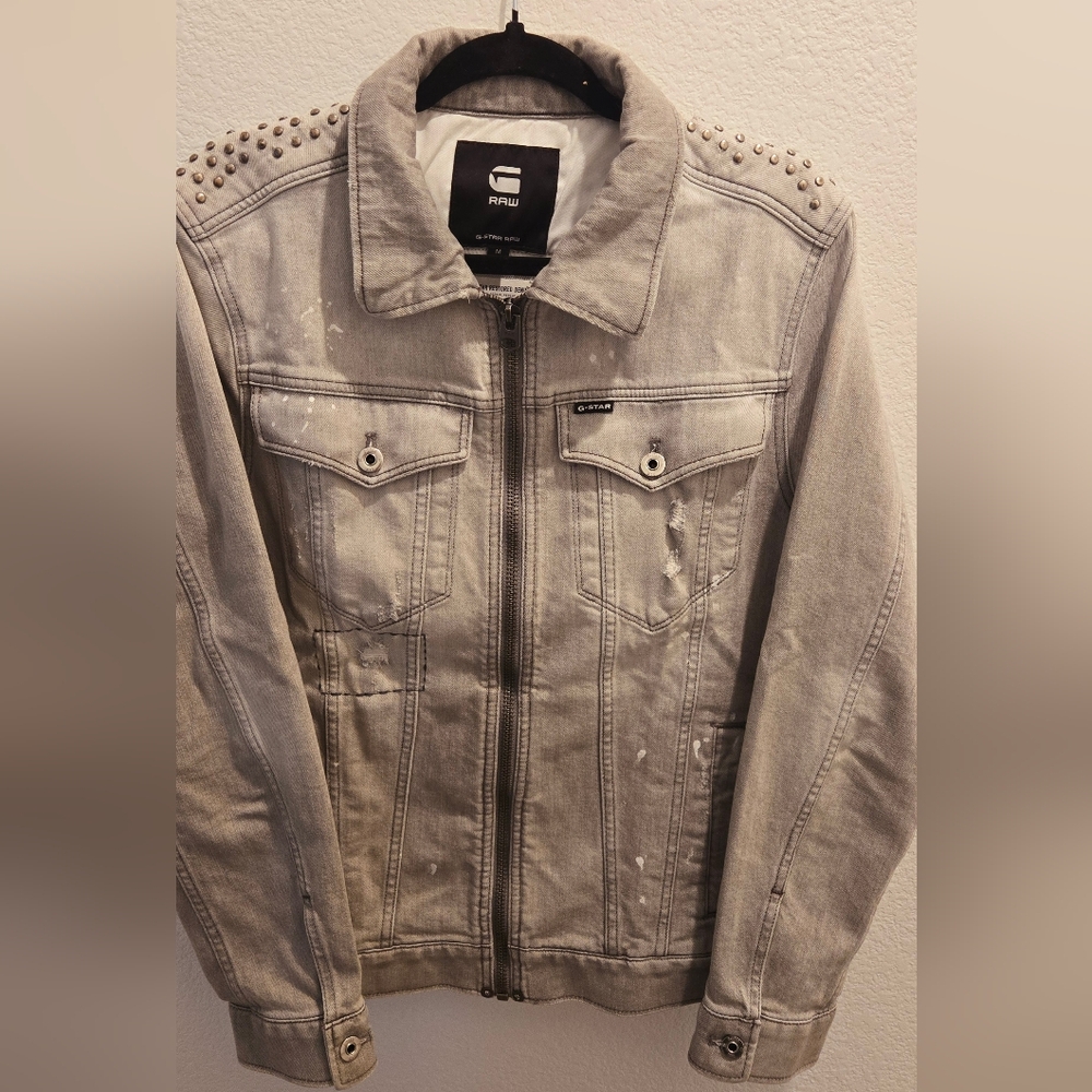 G-Star 3301 STUDS ZIP SLIM JACKET